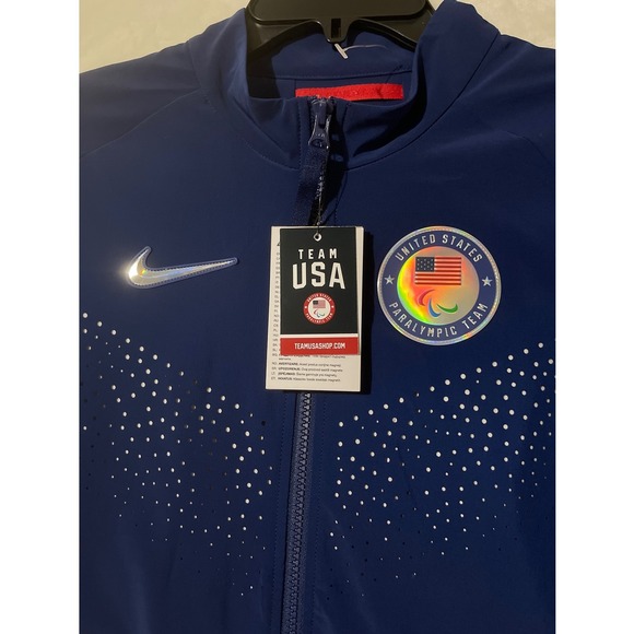 Nike USA United States Paralympic Team Training Jacket Womens Medium New $400 - Picture 16 of 16